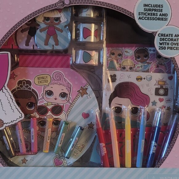 NWT LOL Surprise! Stylin' Studio Collectible Stickers Paper Dolls Pink L.O.L. - Picture 2 of 10